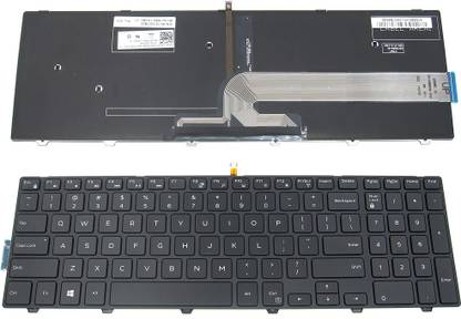 SellZone Keyboard for DELL Inspiron 15-3558 With BackLight Laptop Keyboard Replacement Key