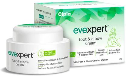 Cipla Evexpert Foot and Elbow Cream with Goodness of Turmeric and Menthol