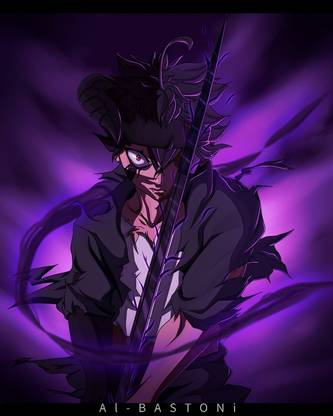 Asta Black Clover Anime Series Matte Finish Poster Paper Print