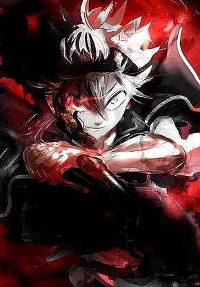 Asta Black Clover Anime Series Matte Finish Poster Paper Print