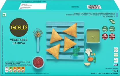 GOELD Vegetable Samosa Veg Cutlets