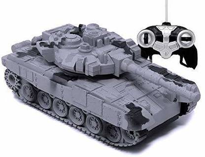 Patly Remote Control Army Battle Tank 360 Rotating Turret with Light & Sound