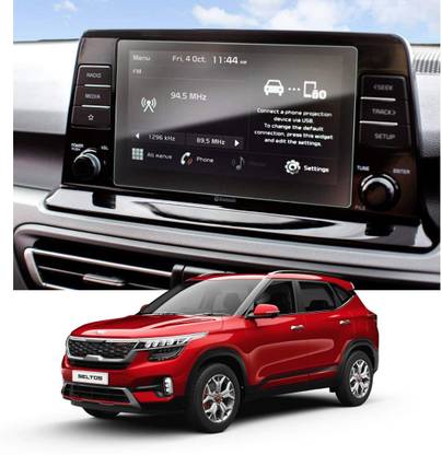 Wishguard Edge To Edge Screen Guard for KIA Seltos HTX Plus (8 inch) Infotainment & Navigation System (Company Fitted) [1]
