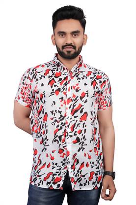 Men Printed Casual Multicolor Shirt