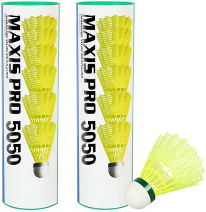 Strauss Badminton Shuttlecock Nylon Shuttle - Green