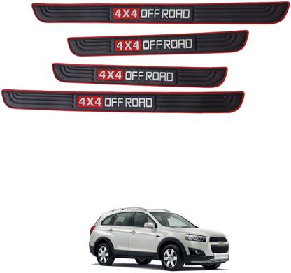 XZRTZ Door Bumper Entry Guards Sill Scuff Cover Panel Step Protector C303 Matte, Glossy Chevrolet Captiva Side Garnish