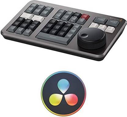 Blackmagic Design Davinci Resolve Speed Editor Bundle with Davinci Resolve 17 Studio. Speeder Tool