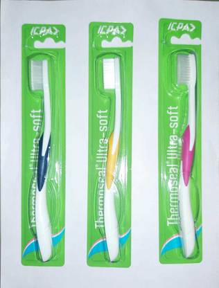Thermoseal ICPA ULTRASOFT BRUSH - PACK OF 3 BRUSH Ultra Soft Toothbrush