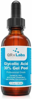 QRxLabs Glycolic Acid 30% Gel Peel with Chamomile and Green Tea Extracts