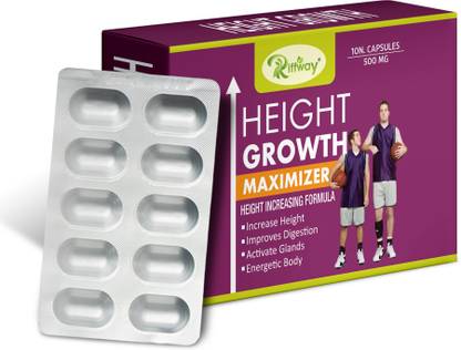 Riffway Height Growth Herbal Capsules Developes Bones Structure Improves Muscles