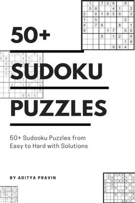 50+ Sudoku Puzzles Easy to Hard with Solutions