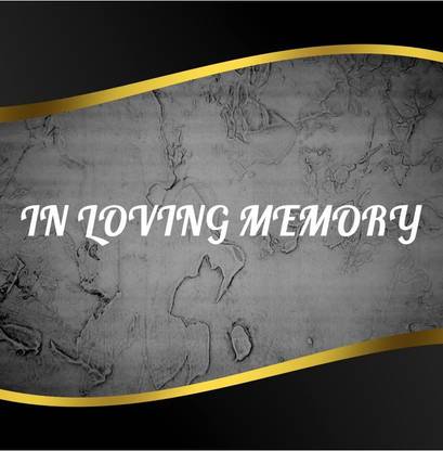IN LOVING MEMORY