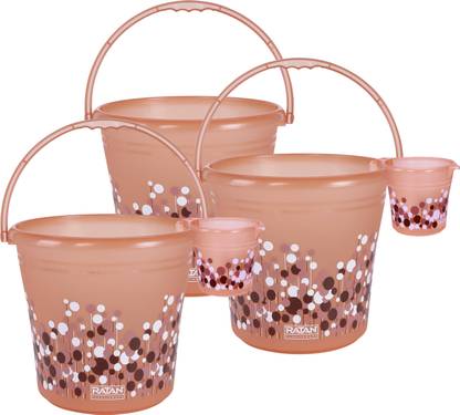 RATAN 25 L Plastic Bucket