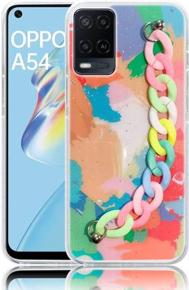 CASE CREATION Arm Band Case for Oppo A54, Oppo A54 4G Fancy Chain Case Cover