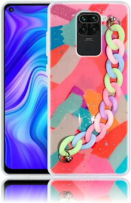 CASE CREATION Arm Band Case for Redmi Note 9, Xiaomi Redmi Note 9 Rainbow Wrist Bracelet Chain Cover