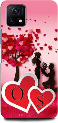 GRAFIQE Back Cover for VIVO Y72 5G OS, O LOVE S, S LOVE O, O LETTER, S LETTER, OS NAME
