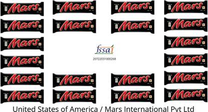 MARS Nougat & Caramel Filled Chocolate (IMPORTED FROM USA) (PACK OF 20) Bars