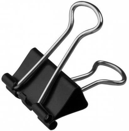 NOZOMI Binder Clip 25 Metal and Plastic Binder Clip - 20 Pcs