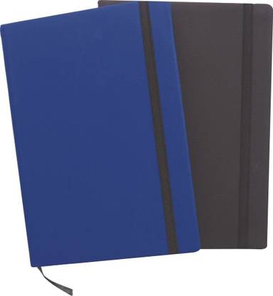 revista A5-Mi BLUE & BLACK COMBO A5 Notebook Ruled 144 Pages