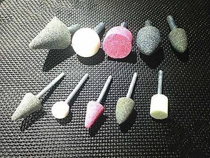 KAVYA TOOLS POWER 10pcs/Set Mounted Stone Point Abrasive Grinding Wheels