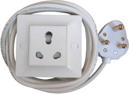 Hiru Power Extension Board for Heavy Appliances with 16 AMP Socket, Extension Cord Power Extension Board for Heavy Appliances with 16 AMP Socket, Extension Cord Power Plug