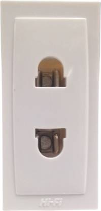 HI-FI 30017 Socket Outlet With Safety Shutter 6 A Two Pin Socket