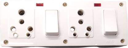 HI-FI 101 133 S.S Combined 2+2 Switch+Socket+indicator juction box 20 A Six Pin Socket