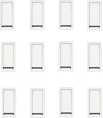 JELECTRICALS Modular Flat Switch 6 AMP 6 A One Way Electrical Switch