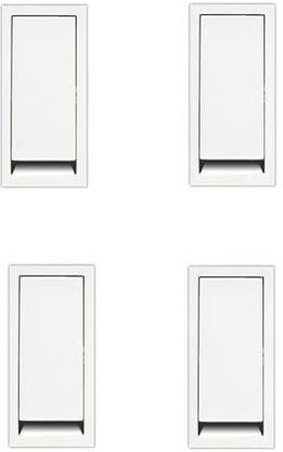 JELECTRICALS Modular Flat Switch 6 AMP 6 A One Way Electrical Switch