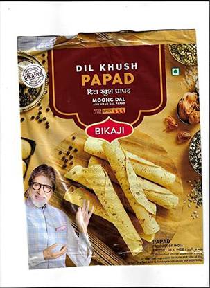 Bikaji DIL KHUSH PAPAD Masala Papad (Pack of 2)