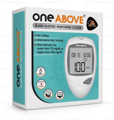 one Above Glucose Monitoring System Glucometer