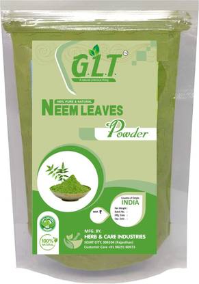 G.L.T. Neem powder for face mask & Hair Mask 100% Natural Powder 50Gm