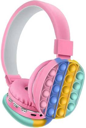 MGS Wireless Bluetooth Headset Headset Insert TF Card Ultra-Long Standby dark pink Bluetooth