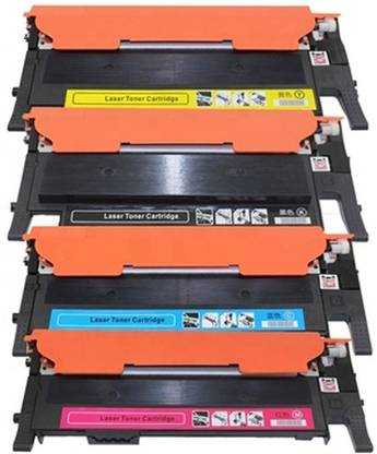 Logic Samsung CLT-K406S, CLT-C406S, CLT-M406S, CLT-Y406S Toner Cartridge Set Black + Tri Color Combo Pack Ink Toner