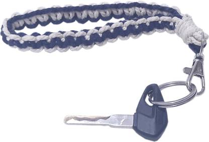 Productmine Macrame Wristlet Keychain Braided Twisted Hand Handmade Wrist Lanyard for Keys Key Chain