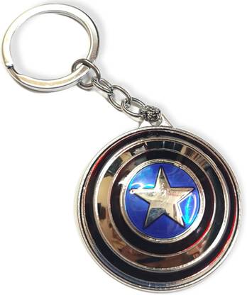 The shopping tunnel super hero weapon 360 degree spinning keychain for car bike & home keys Key Chain