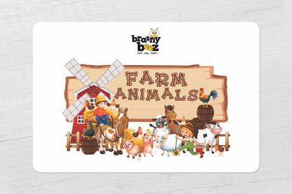 brainybeez Farm Animals Flashcards