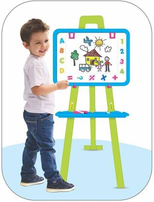 Ethnic Forest 8 in 1 Magnetic Easel Board Writing Activity Board with Stand