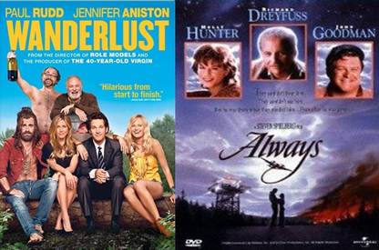 WANDERLUST Paul Rudd (Actor, Producer), Jennifer Aniston (Actor), David Wain (Director, Producer, Actor) , Always DVD | Richard Dreyfuss, Holly Hunter, John Goodman , FORMAT DVD