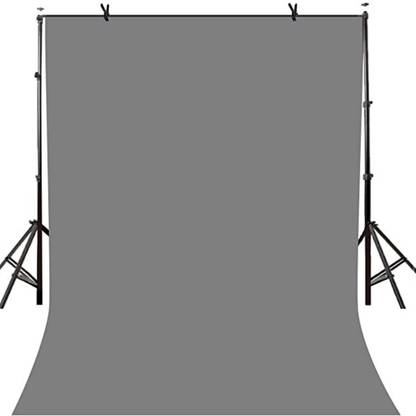 NEELITE 5X10 ft. Grey Screen Background Backdrop for Photo Videos YouTube Reflector