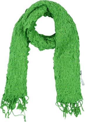 Cashmere Craft Self Design Cotton Blend Women Fancy Scarf