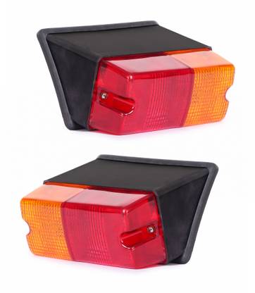 Apsmotiv Rear Tail Lights Assembly Set 12 Volts Bulbs Suitable for Farmtrac Tractors Car Dash Indicator Lamp