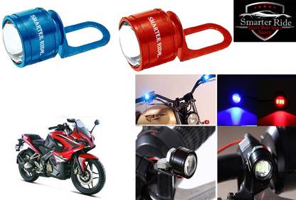 SMARTER RIDE Led Strobe Warning Brake Light for Bajaj Pulsar RS200 Side Marker Motorbike LED for Bajaj (12 V, 4 W)