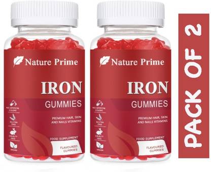 Nature Prime Iron Gummies For Both Kids and Adults (SD37)Advanced