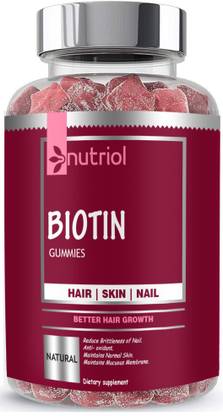 Nutriol Biotin Gummies for Hair Growth | Skin Glow & Longer Nails (SD4)Ultra