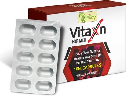 Riffway Vita Xn Herbal Tablet For Stamina S-E-X Drive Male Libido & Desire