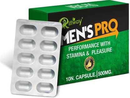 Riffway Mens Pro Natural Supplement | Boosts S_ex Power & Performance Elevates Mood