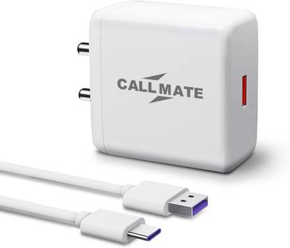 Callmate 65 W 6 A Wall Charger for Mobile with Detachable Cable