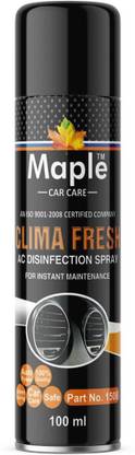 Maple Clima Fresh AC Disinfectant Spray for Instant Maintenance (one time Shot) Clima Fresh AC Disinfectant Spray for Instant Maintenance (one time Shot) Vehicle Interior Cleaner
