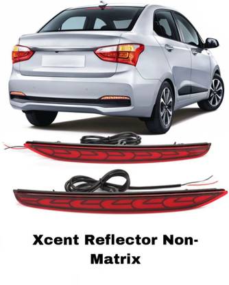 RohanEshop Hyundai Xcent Rear Bumper Reflector Non Matrix Type - A Car Reflector Light